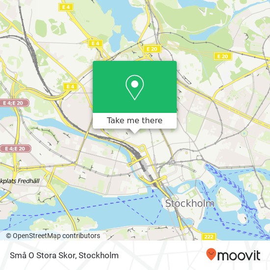 Små O Stora Skor, Tegnérgatan 51 SE-111 61 Stockholm map