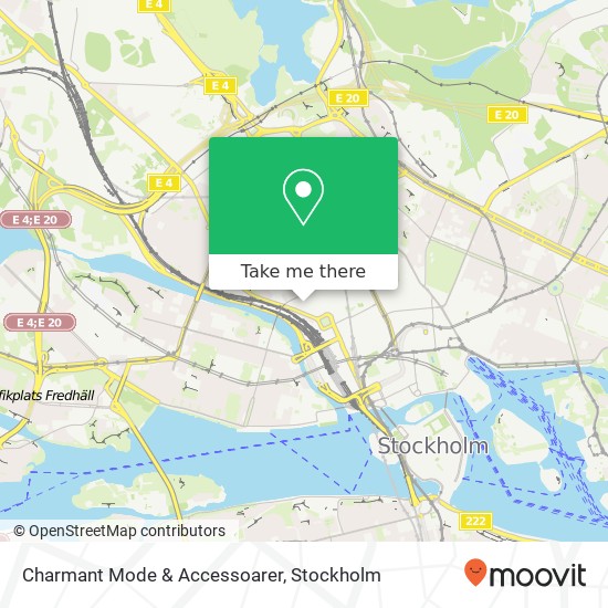 Charmant Mode & Accessoarer, Dalagatan 6 SE-111 23 Stockholm map