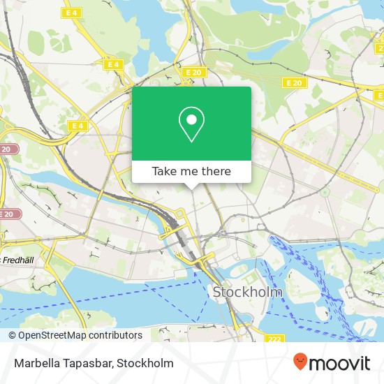 Marbella Tapasbar, Drottninggatan 79 SE-111 60 Stockholm map