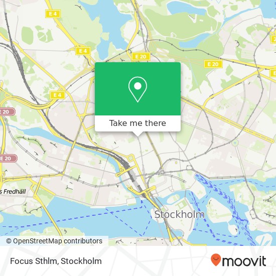 Focus Sthlm, Drottninggatan 104 SE-111 60 Stockholm map