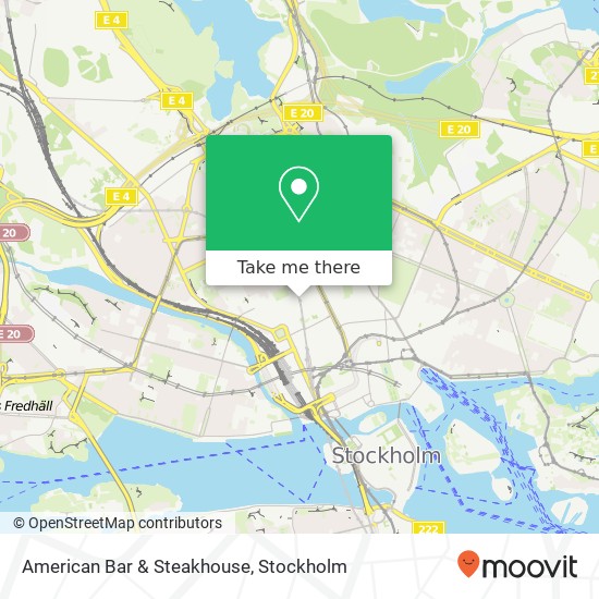 American Bar & Steakhouse, Drottninggatan 79 SE-111 60 Stockholm map