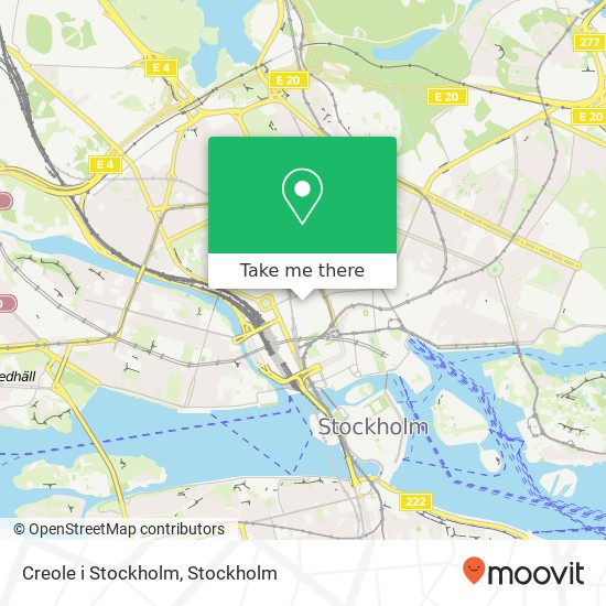 Creole i Stockholm, Drottninggatan 65 SE-111 36 Stockholm map