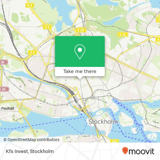 Kfs Invest, Drottninggatan 79 SE-111 60 Stockholm map