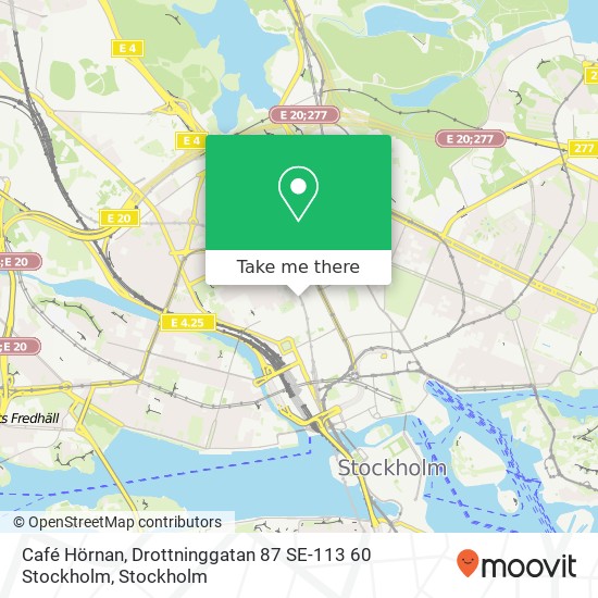 Café Hörnan, Drottninggatan 87 SE-113 60 Stockholm map