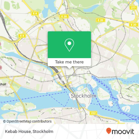 Kebab House, Gamla Brogatan 11 SE-111 20 Stockholm map