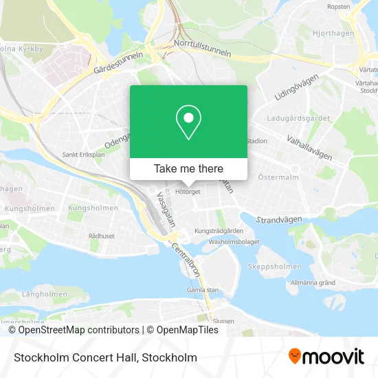 Stockholm Concert Hall map
