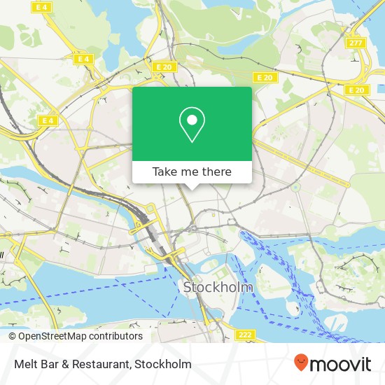 Melt Bar & Restaurant, Malmskillnadsgatan 45 SE-111 38 Stockholm map