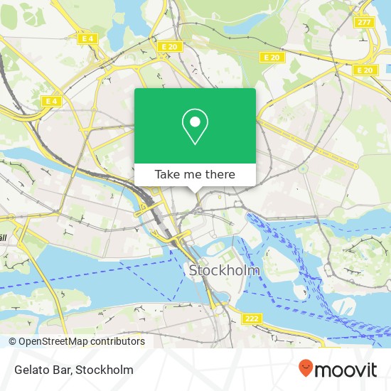 Gelato Bar, Hötorgsgången SE-111 57 Stockholm map