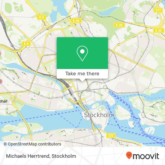 Michaels Herrtrend, Hötorget 15 SE-111 57 Stockholm map