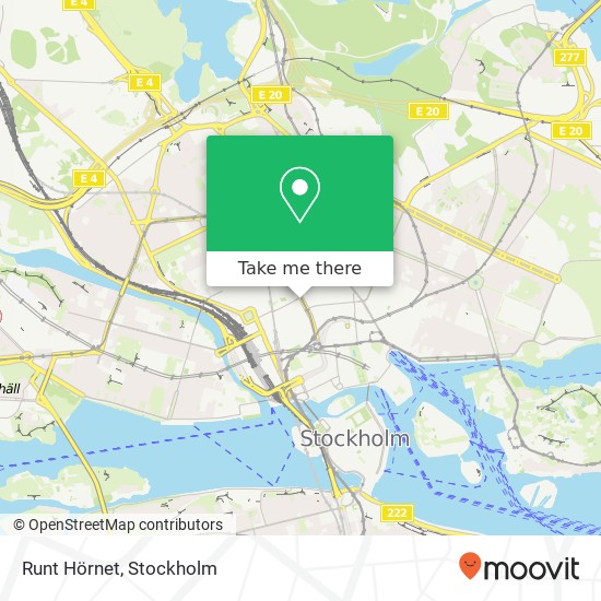 Runt Hörnet, Sveavägen 29 SE-111 34 Stockholm map