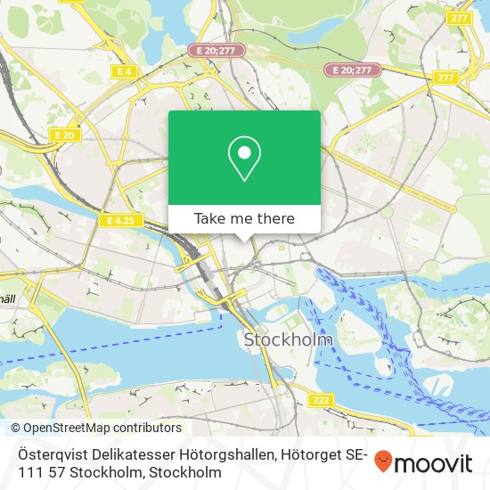 Österqvist Delikatesser Hötorgshallen, Hötorget SE-111 57 Stockholm map