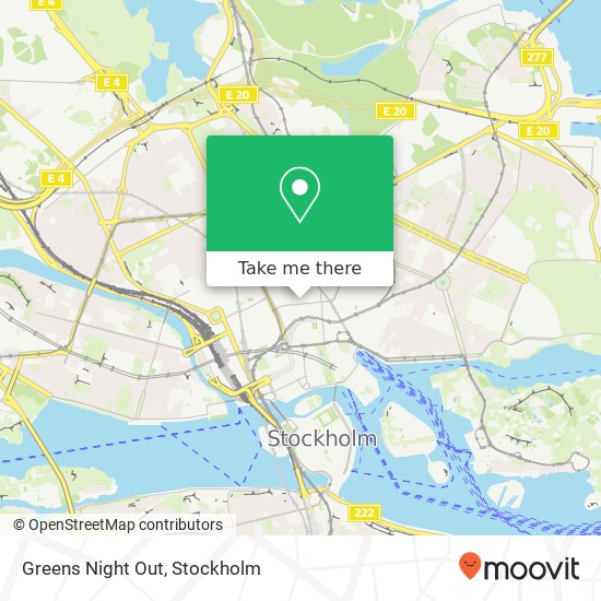 Greens Night Out, Regeringsgatan 66 SE-111 39 Stockholm map