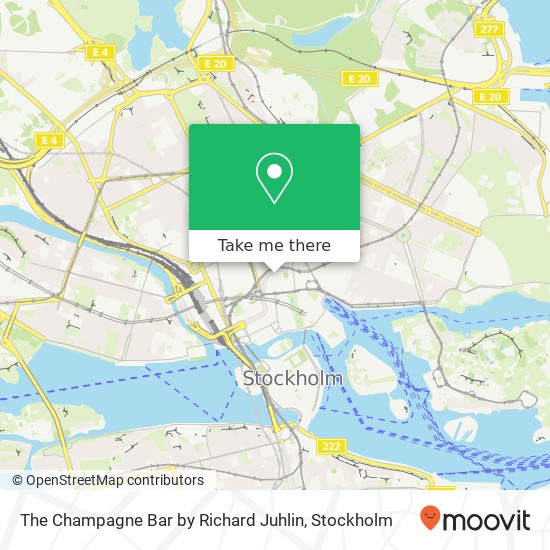 The Champagne Bar by Richard Juhlin, Regeringsgatan 48 SE-111 56 Stockholm map