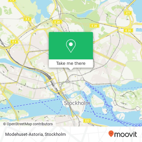 Modehuset-Astoria, Kungsgatan 24 SE-111 35 Stockholm map