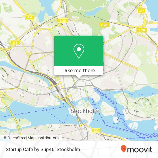 Startup Café by Sup46, Regeringsgatan 65 SE-111 56 Stockholm map