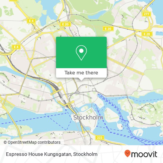 Espresso House Kungsgatan, Kungsgatan 27 SE-111 56 Stockholm map