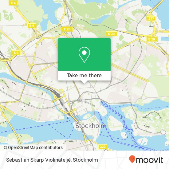 Sebastian Skarp Violinateljé, Regeringsgatan 72 SE-111 39 Stockholm map