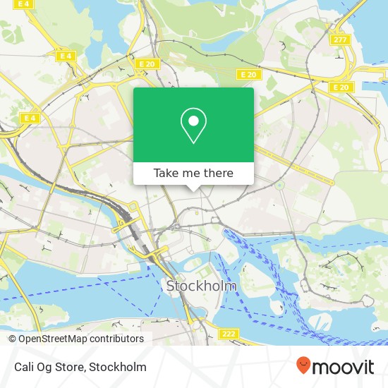 Cali Og Store, Brunnsgatan 9 SE-111 38 Stockholm map
