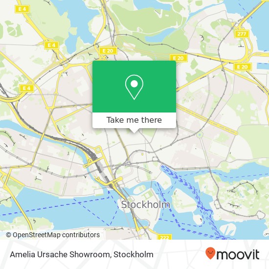 Amelia Ursache Showroom, Regeringsgatan 89 SE-111 39 Stockholm map