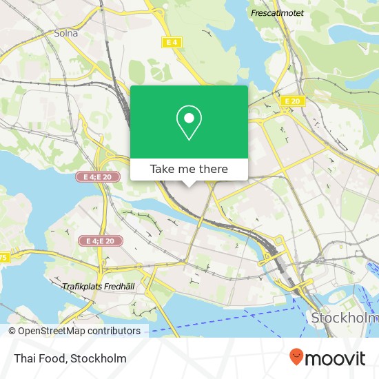 Thai Food, Tomtebogatan 22 SE-113 38 Stockholm map