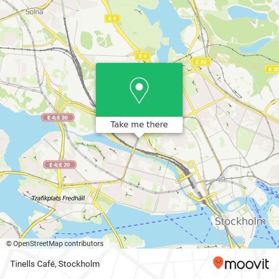 Tinells Café, Sankt Eriksplan 15 SE-113 20 Stockholm map