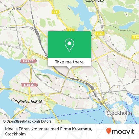 Ideella Fören Kroumata med Firma Kroumata map