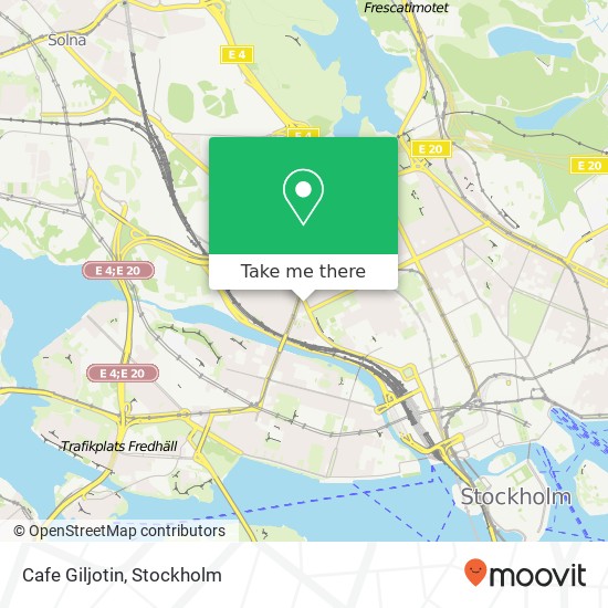 Cafe Giljotin, Torsgatan 41 SE-113 62 Stockholm map