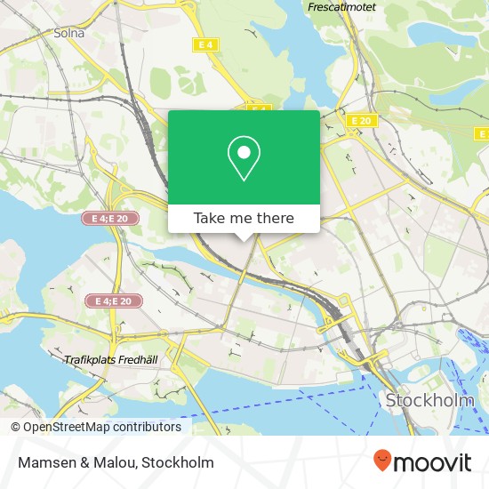 Mamsen & Malou, Birkagatan 20 SE-113 39 Stockholm map