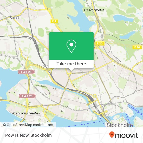 Pow Is Now, Sankt Eriksgatan 98 SE-113 31 Stockholm map