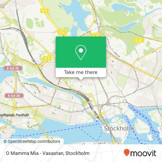 O Mamma Mia - Vasastan, Kungstensgatan 60 SE-113 29 Stockholm map