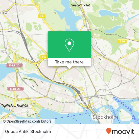 Qriosa Antik, Odengatan 87 SE-113 22 Stockholm map