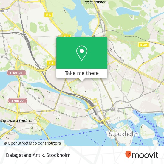 Dalagatans Antik, Dalagatan 36 SE-113 24 Stockholm map