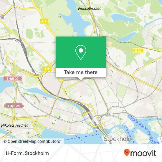 H-Form, Odengatan 77 SE-113 29 Stockholm map