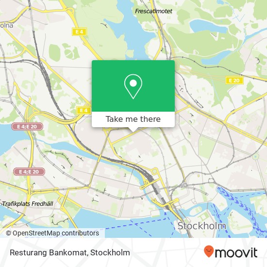 Resturang Bankomat, Odengatan 85 SE-113 22 Stockholm map