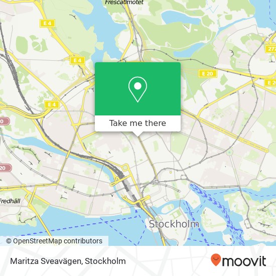 Maritza Sveavägen, Sveavägen 53 SE-113 59 Stockholm map