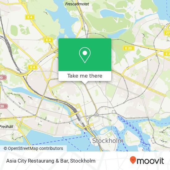 Asia City Restaurang & Bar, Sveavägen 88 SE-113 59 Stockholm map