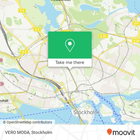 VERO MODA, Tegnérgatan 18 SE-113 58 Stockholm map