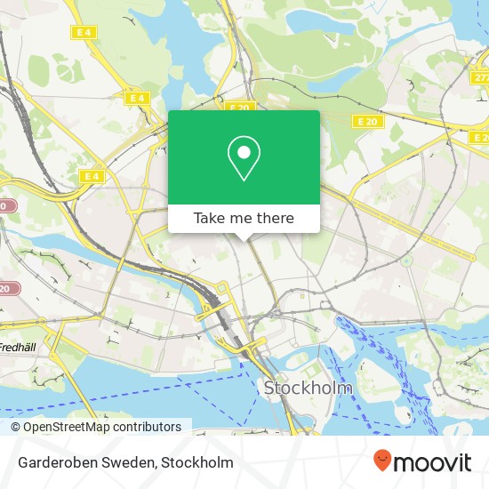 Garderoben Sweden, Tegnérgatan 20 SE-113 59 Stockholm map