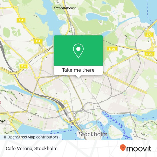 Cafe Verona, Tulegatan 8 SE-113 53 Stockholm map