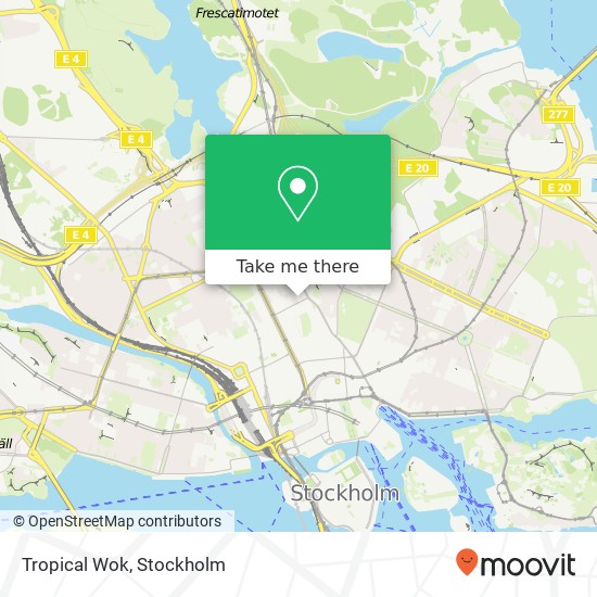 Tropical Wok, Tulegatan 2 SE-113 58 Stockholm map