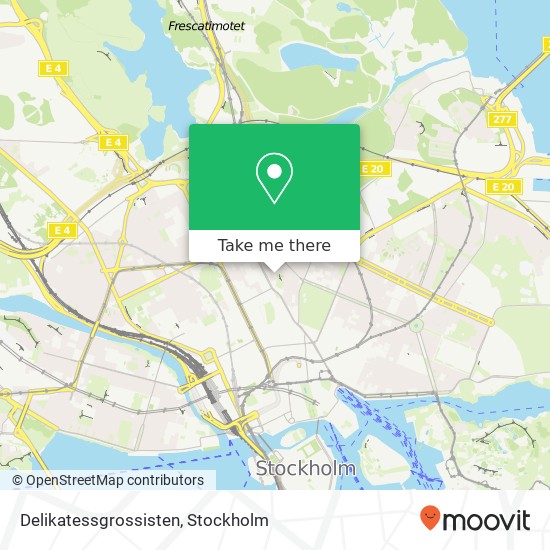 Delikatessgrossisten, Lodgatan 1 SE-114 30 Stockholm map