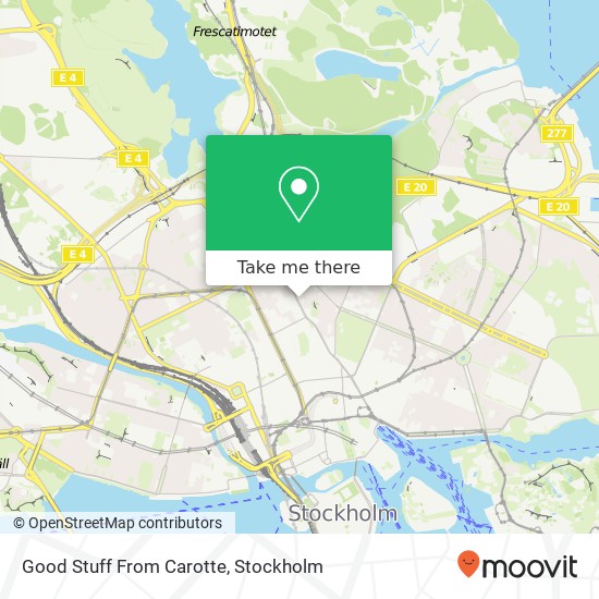 Good Stuff From Carotte, Birger Jarlsgatan SE-114 29 Stockholm map