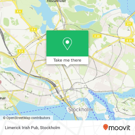 Limerick Irish Pub, Tegnérgatan SE-113 58 Stockholm map