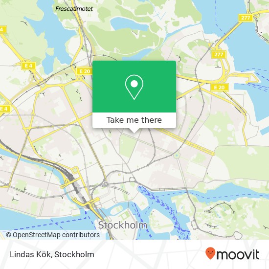 Lindas Kök, Floragatan 4C SE-114 31 Stockholm map