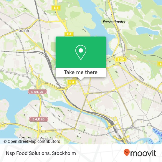 Nsp Food Solutions, Gävlegatan 22A SE-113 30 Stockholm map