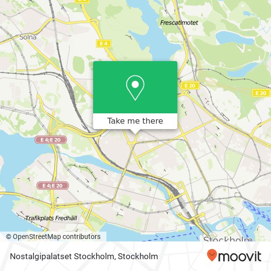 Nostalgipalatset Stockholm, Sankt Eriksgatan 101 SE-113 31 Stockholm map