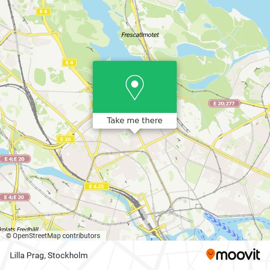 Lilla Prag map