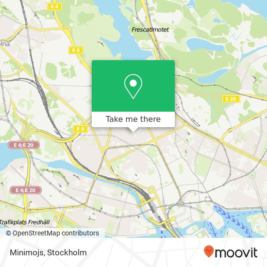 Minimojs, Frejgatan 32 SE-113 28 Stockholm map