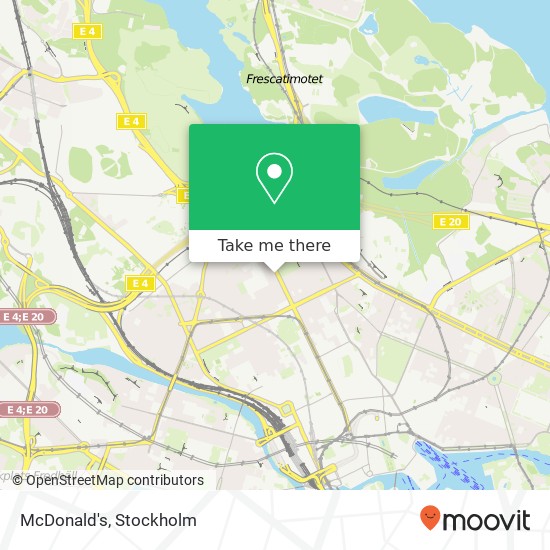 McDonald's, Sveavägen 115 SE-113 49 Stockholm map