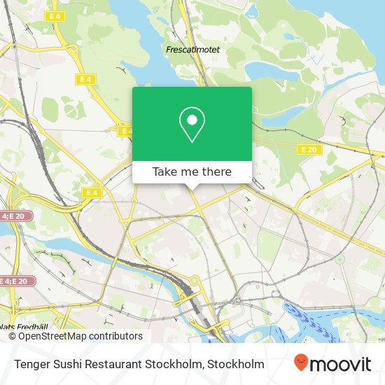 Tenger Sushi Restaurant Stockholm, Sveavägen 138 SE-113 50 Stockholm map